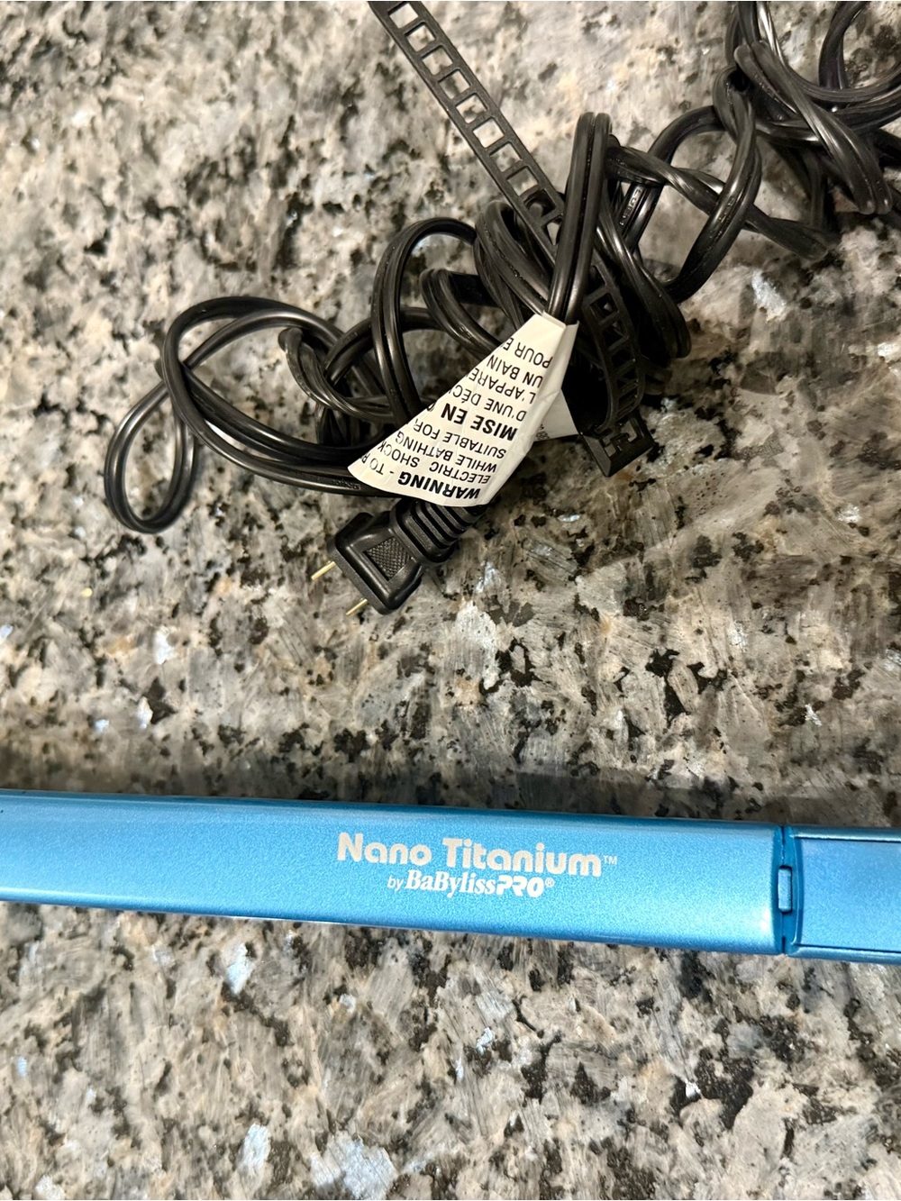 BaByliss Nano Titanium Hair Straightener - Blue